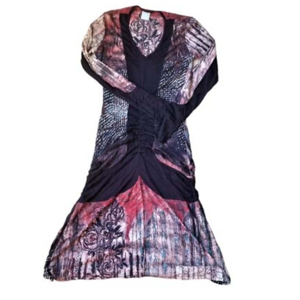 Legatte Jeans midi dress, size 6 (Legatte size I) EU 42, made in Italy